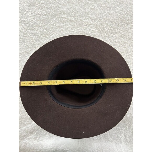 Anthropologie Wyeth? Rancher Hat Women Wool Chocolate Preppy Classic Sz OS New main image 6